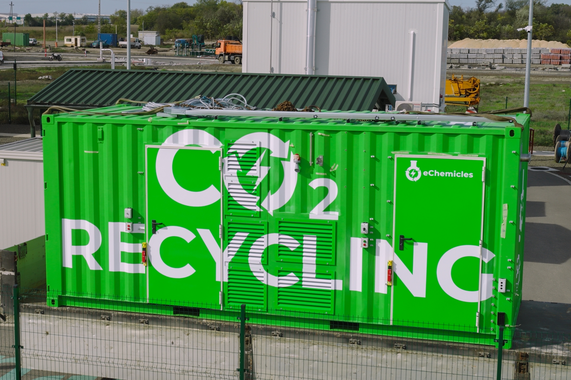 The world's first containerised low-temperature CO₂ electrolyser system